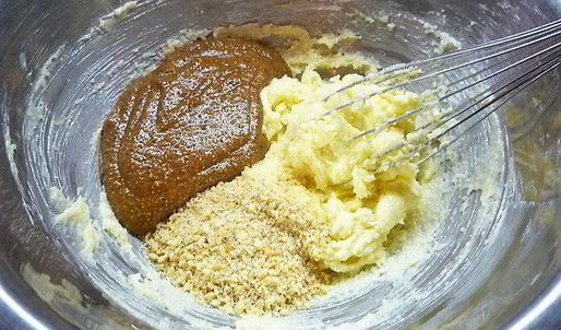 миндальный тарт с запеченным кремом