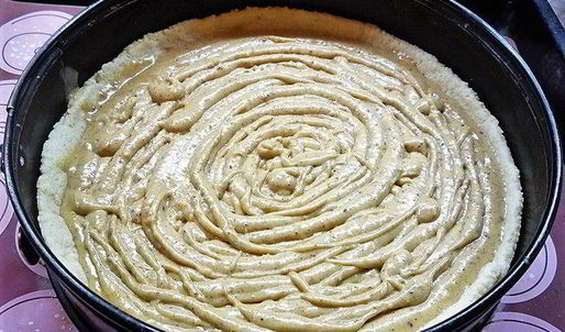 миндальный тарт с запеченным кремом