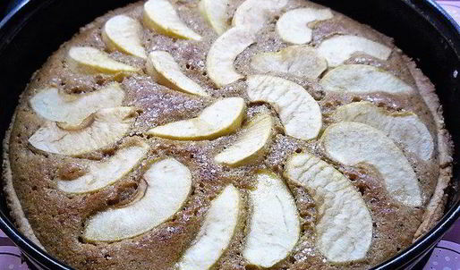 миндальный тарт с запеченным кремом