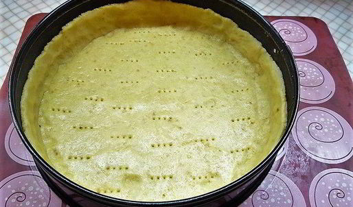 миндальный тарт с запеченным кремом