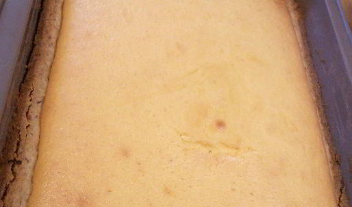 ореховый тарт с персиковым курдом