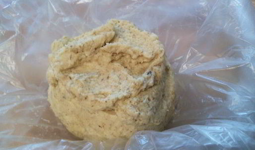 ореховый тарт с персиковым курдом