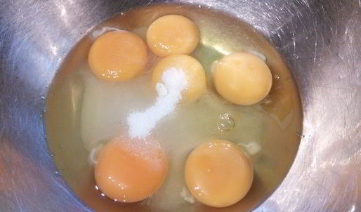 ореховый тарт с персиковым курдом