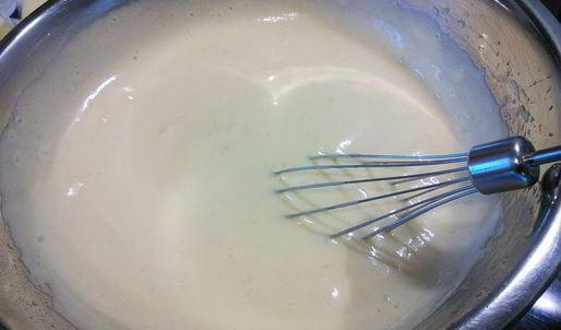 ореховый тарт с персиковым курдом