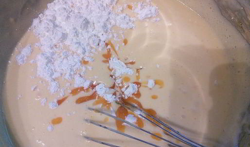 ореховый тарт с персиковым курдом