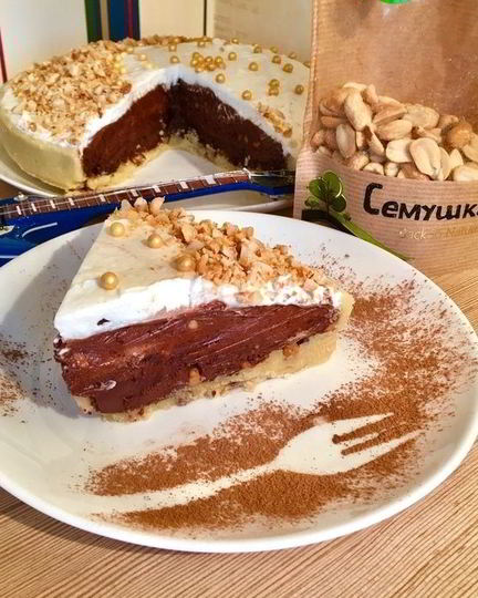 Рецепт шоколадна-арахисового тарт мужская страсть