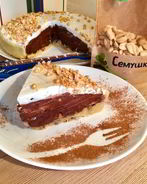 Шоколадно-арахисовый тарт Мужская страсть