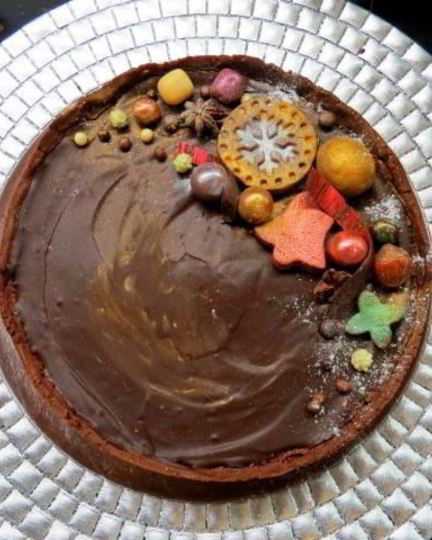 Рецепт шоколадна-каштанового тарт