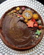 Шоколадно-каштановый тарт