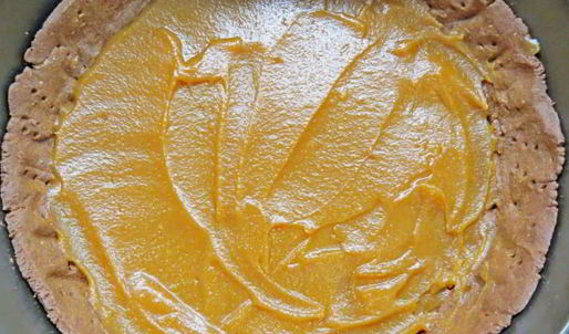 шоколадно-каштановый тарт