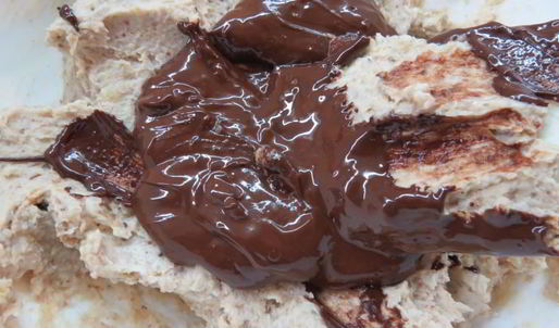 шоколадно-каштановый тарт