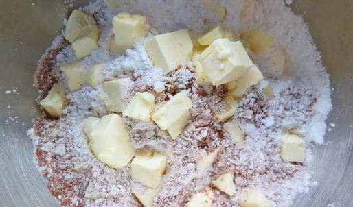 шоколадно-каштановый тарт