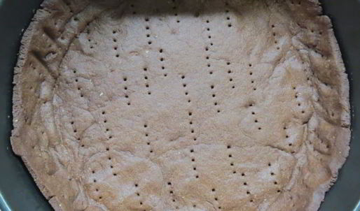 шоколадно-каштановый тарт