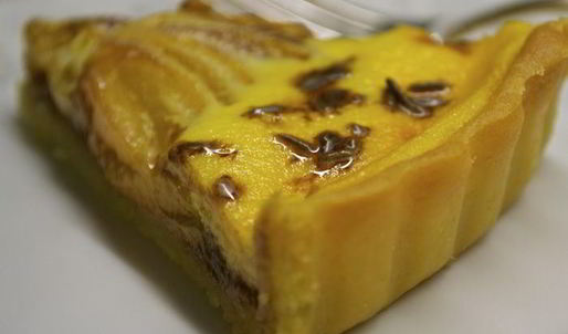 шоколадно-сливочный тарт с фруктами