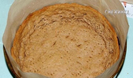 шоколадно-творожный тарт-суфле с малиной