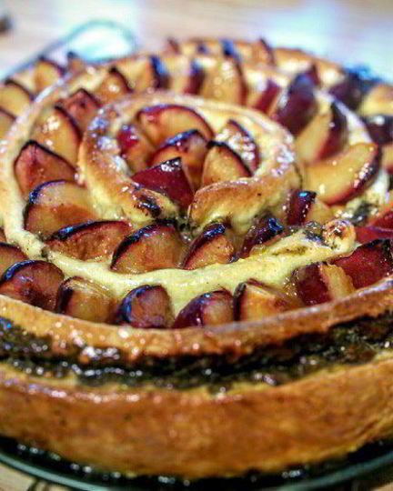 Рецепт сливовый тарт с маковой начинкой