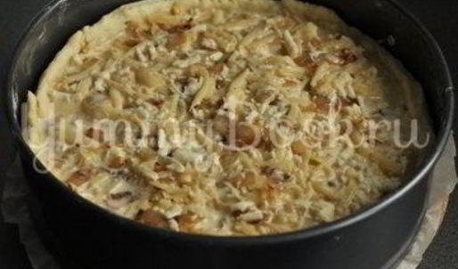 сырный тарт с луком