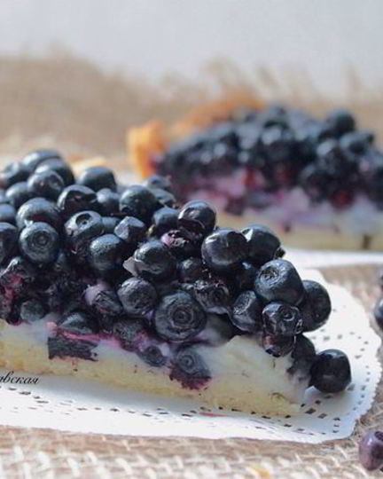 Рецепт тарта черника-лаванда