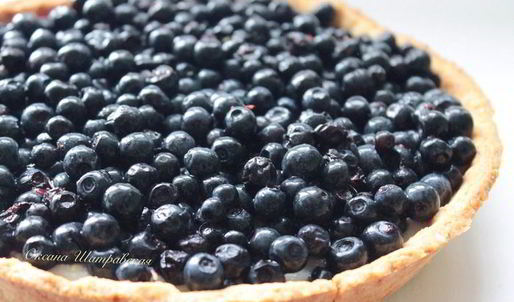 тарт черника-лаванда