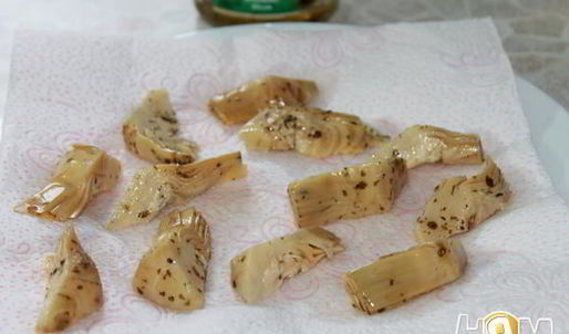 тарт из поленты с луком пореем