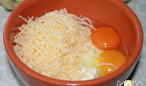 тарт из поленты с луком пореем