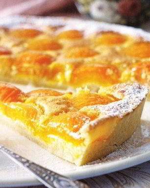 Тарт с абрикосами