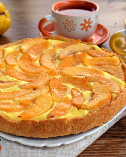 Рецепт тарта с айвой и рикоттой