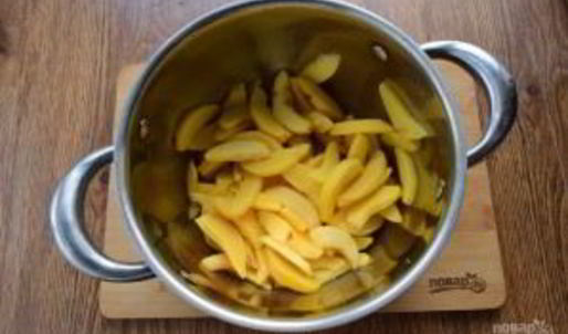 тарт с айвой и рикоттой