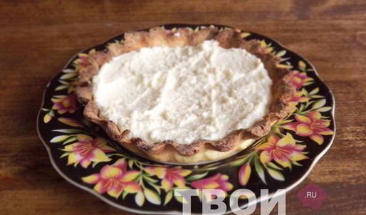 тарт с черникой и рикоттой