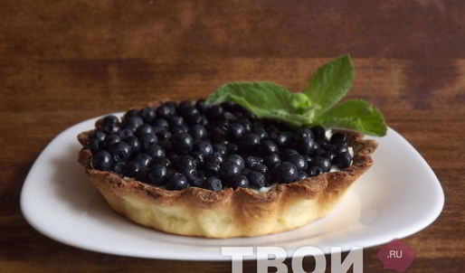 тарт с черникой и рикоттой