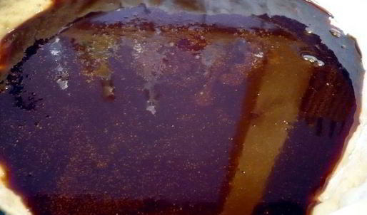 тарт с карамелью и чили шоколадное озеро