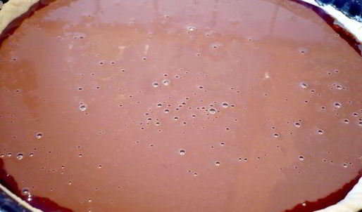 тарт с карамелью и чили шоколадное озеро