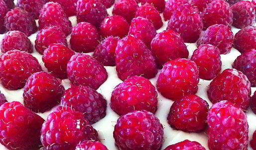 тарт с малиной