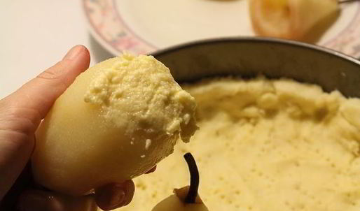 тарт с миндальным кремом и мариноваными грушами мечта