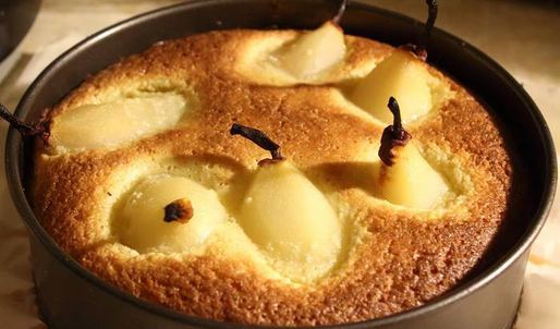 тарт с миндальным кремом и мариноваными грушами мечта