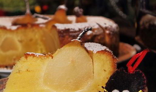 тарт с миндальным кремом и мариноваными грушами мечта