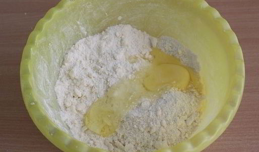 тарт с персиками