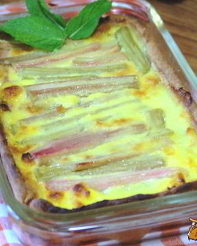 Тарт с ревенем