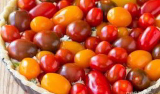 тарт с сыром и томатами