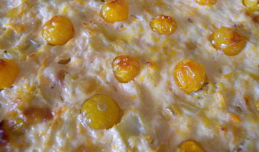 тарт с цветной капустой и фезалисом