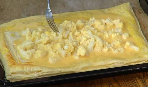 тарт с цветной капустой