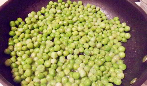 тарт с зеленым горошком