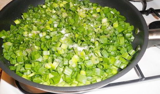 тарт с зеленым горошком