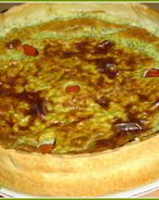 Тарт сырно-творожный с зеленью