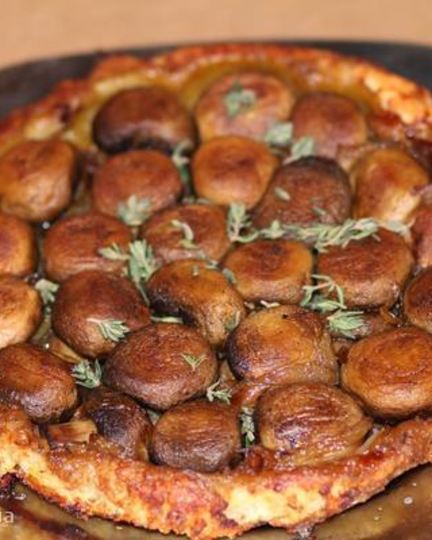 Рецепт тарта татен с шампиньонами