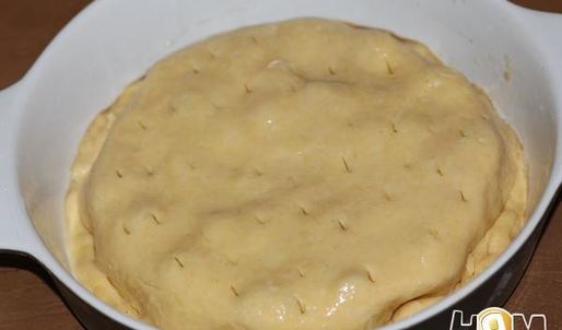 тарт татен с шампиньонами