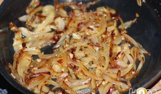 тарт татен с шампиньонами