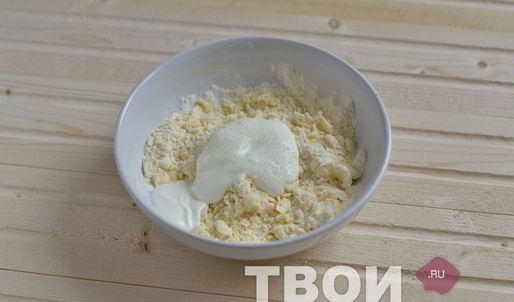 тарты с копченой курицей и шпинатом