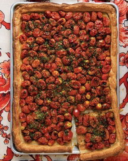 Рецепт томатного тарта с ароматными травами