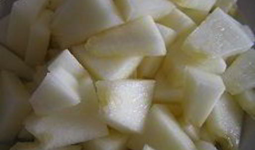 творожно-шоколадный тарт с дыней